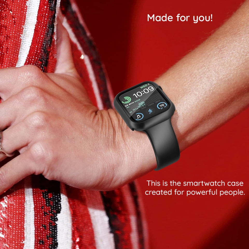 Husa Protectie 360°, Ultra-Subtire, Anti-Soc pentru Huawei Watch 3 Pro, Anti-Soc Full Screen - Negru - 1 | YEO