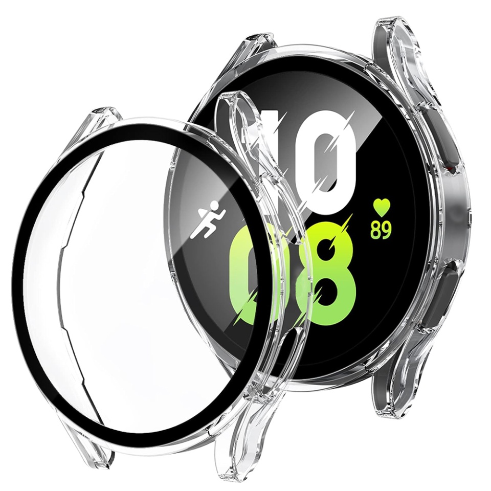 Husa Protectie 360°, Ultra-Subtire, Anti-Soc pentru Samsung Galaxy Watch FE, Anti-Soc Full Screen - Transparenta