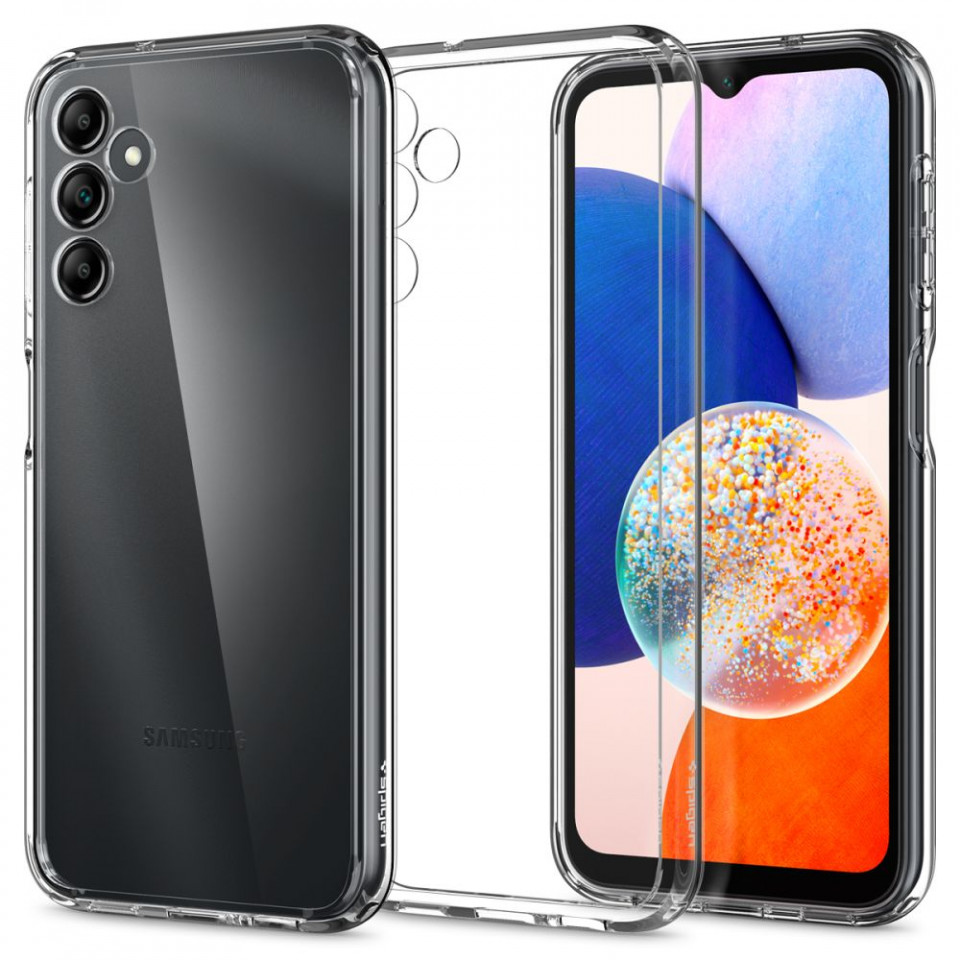 Husa Samsung Galaxy A14 5G, Spigen Ultra Hybrid - Transparent