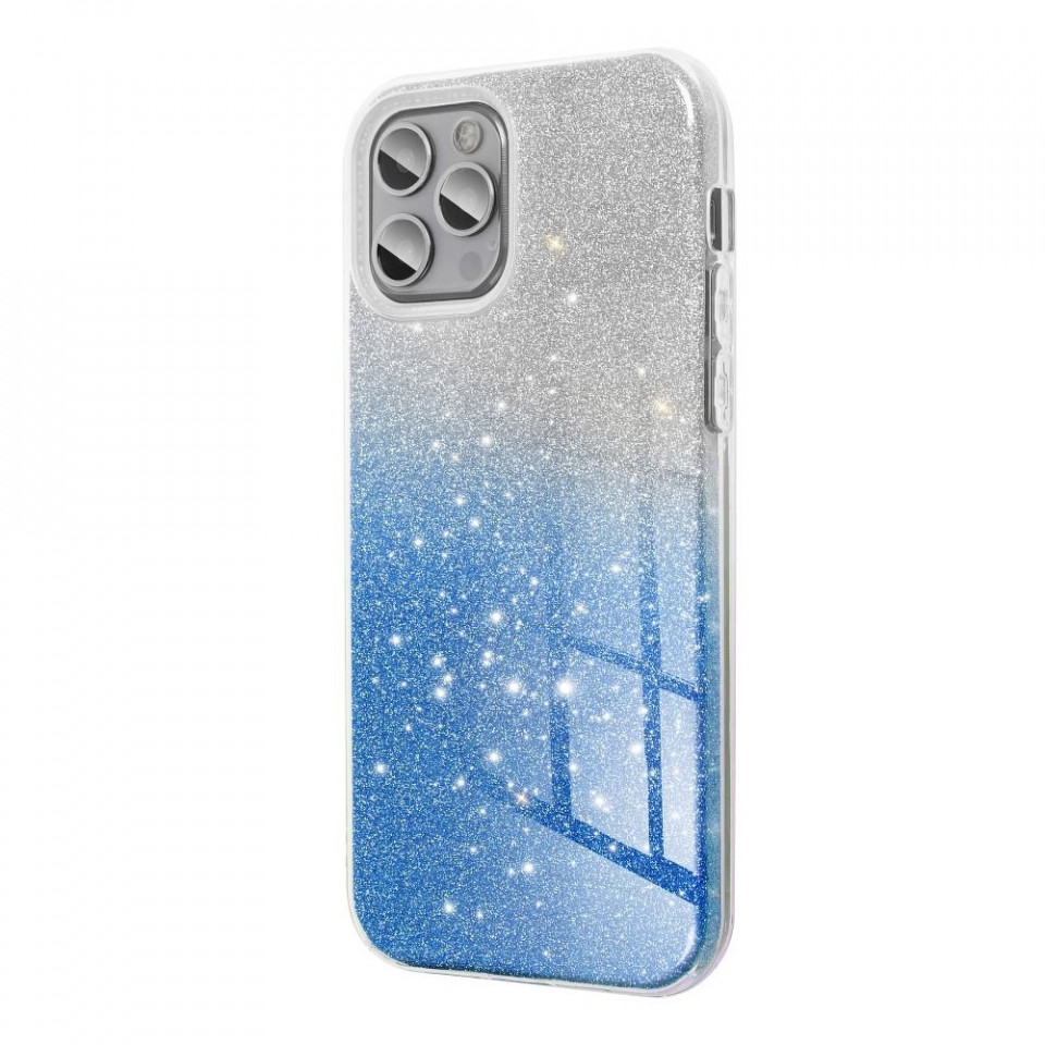 Husa Samsung Galaxy A52 5G / A52s din silicon lucios, Skyddar Shining - Transparent / Albastru - 1 | YEO