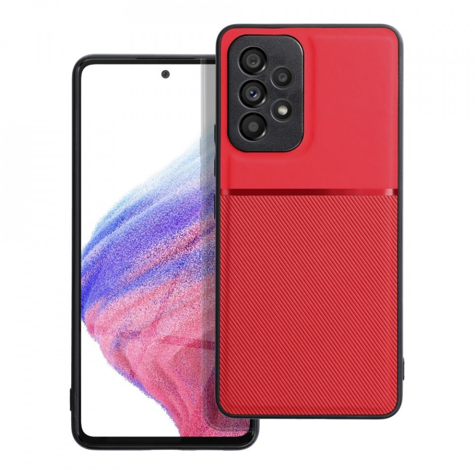 Husa Samsung Galaxy A53 5G din silicon TPU, Skyddar NOBLE - Rosu