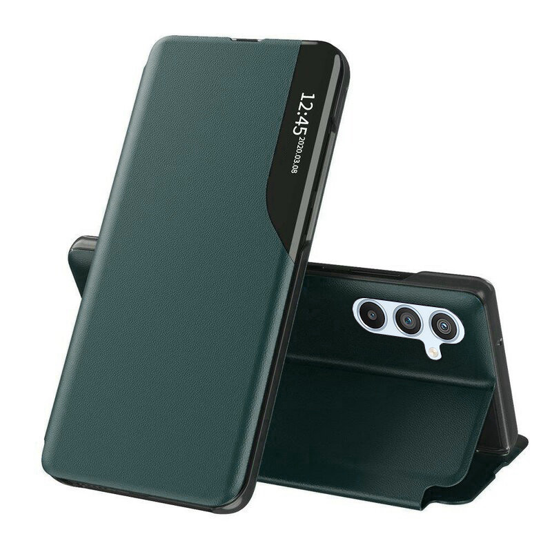 Husa Samsung Galaxy A54 tip carte Techsuit eFold - Verde