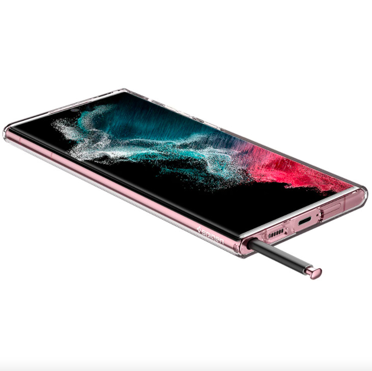 Husa Samsung Galaxy S22 Ultra, Liquid Crystal Spigen - Clear - 3 | YEO
