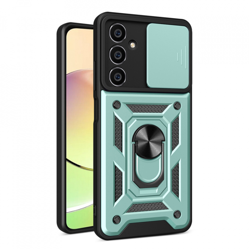 Husa Samsung Galaxy S23 FE cu inel magnetic si protectie camera Skyddar CamShield - Mint