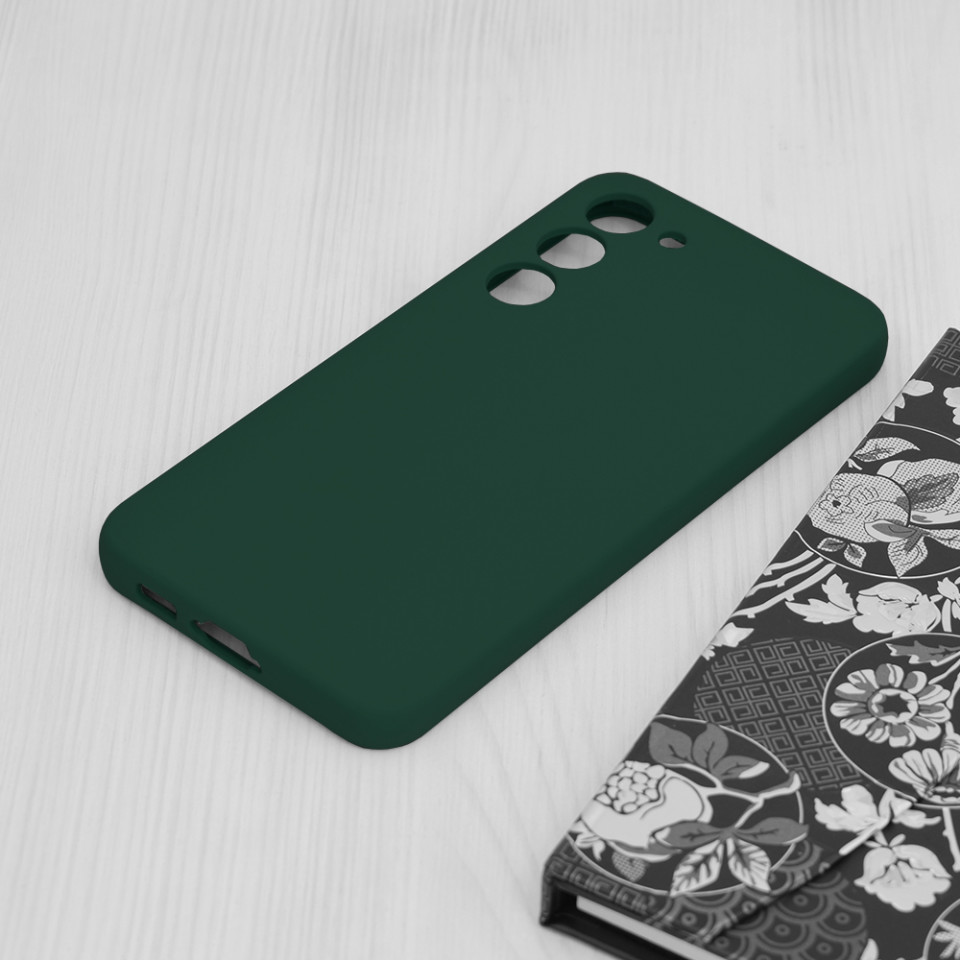 Husa Samsung Galaxy S23 Plus din silicon moale, Techsuit Soft Edge - Verde - 2 | YEO