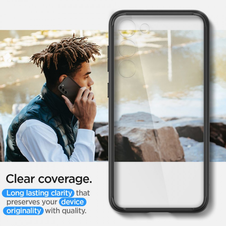 Husa Samsung Galaxy S23, Spigen Ultra Hybrid - Matte Black - 7