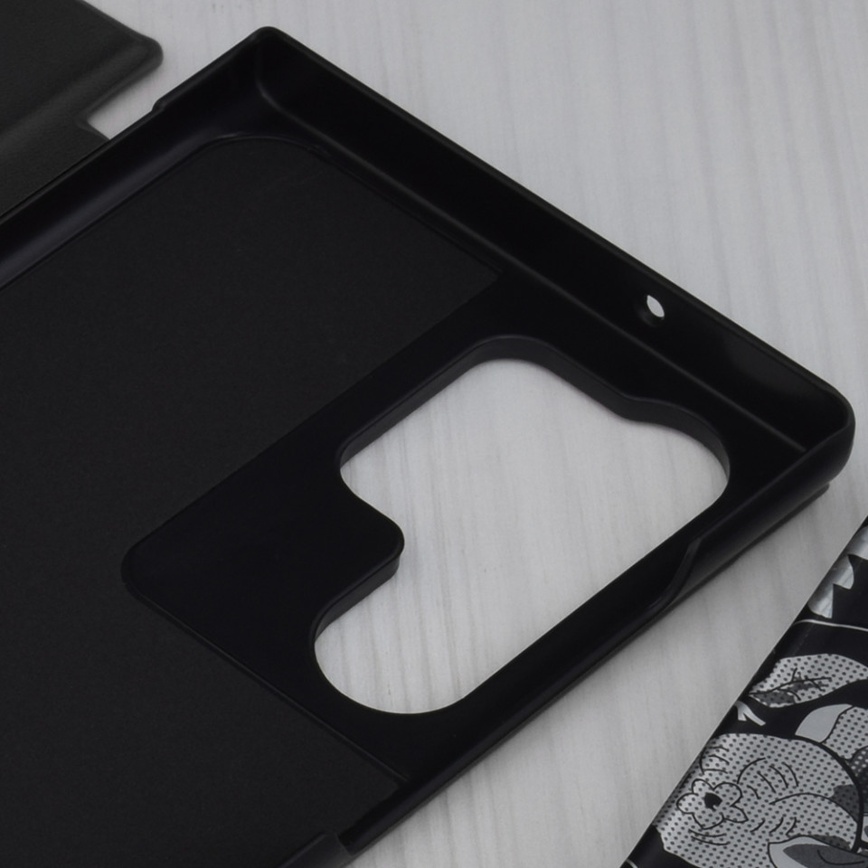 Husa Samsung Galaxy S23 Ultra tip carte Techsuit eFold - Negru - 2 | YEO
