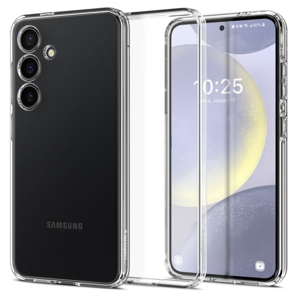 Husa Samsung Galaxy S24 Plus, Spigen Liquid Crystal - Transparenta