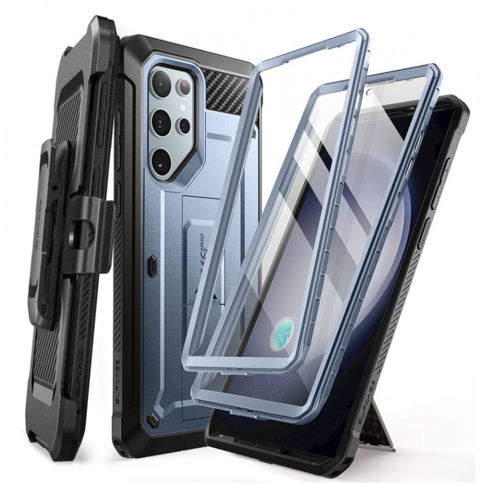 Husa Samsung Galaxy S24 Ultra, Supcase Unicorn Beetle Pro - Albastru