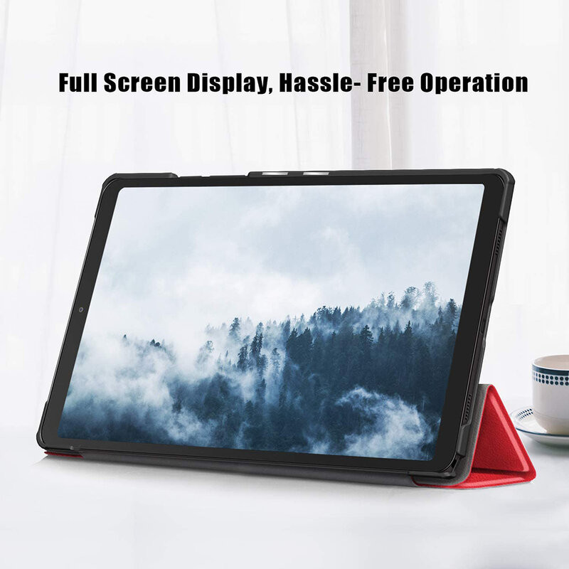 Husa Samsung Galaxy Tab A7 Lite 8.7 inch T220/T225 2021, Techsuit FoldPro - Rosu - 2 | YEO