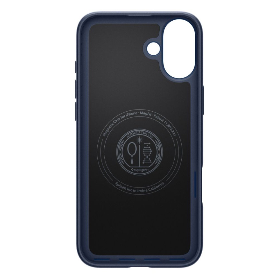Husa slim iPhone 16, Spigen Thin Fit - Bleumarin - 3 | YEO