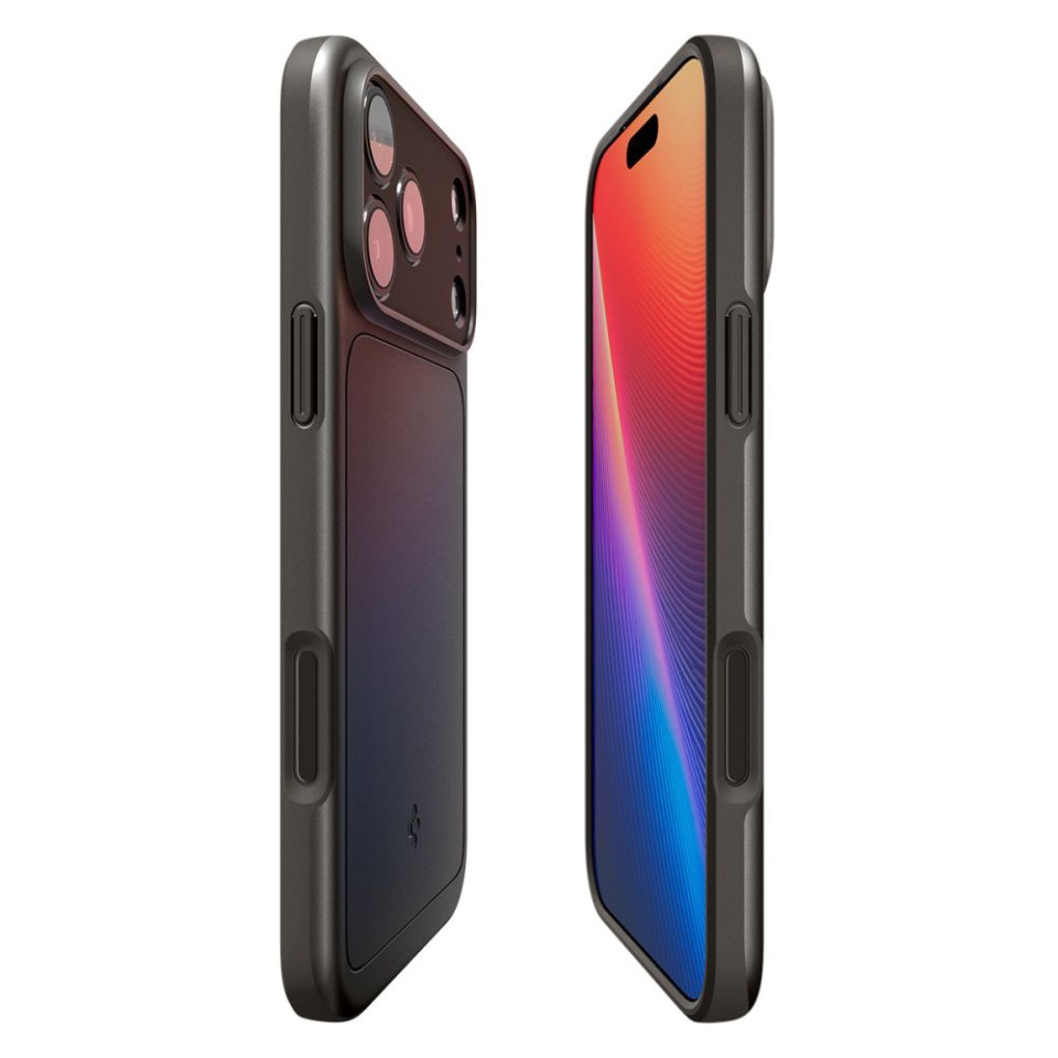 Husa slim iPhone 17 Pro, Spigen Thin Fit - Cenusiu - 4 | YEO