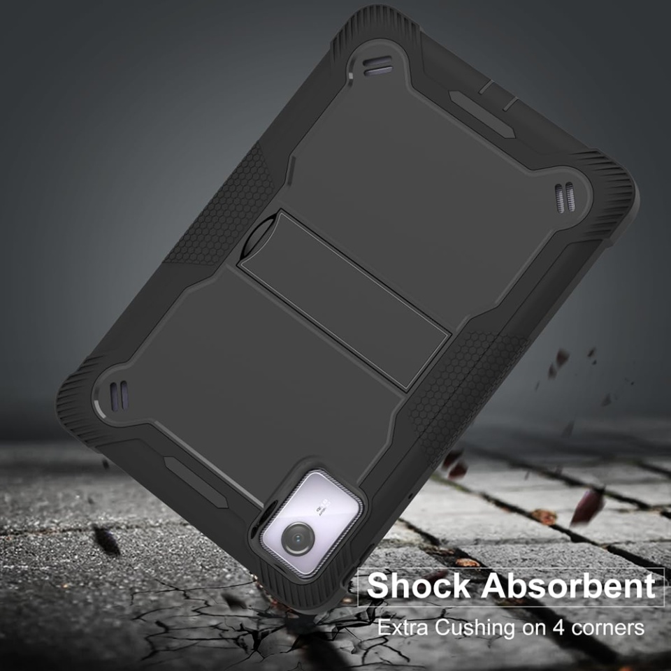 Husa tableta Lenovo Tab M11, Ideala pentru Utilizare Zilnica, Antisoc si Anti-zgarieturi, SKDR TabArmor - Negru - 2 | YEO