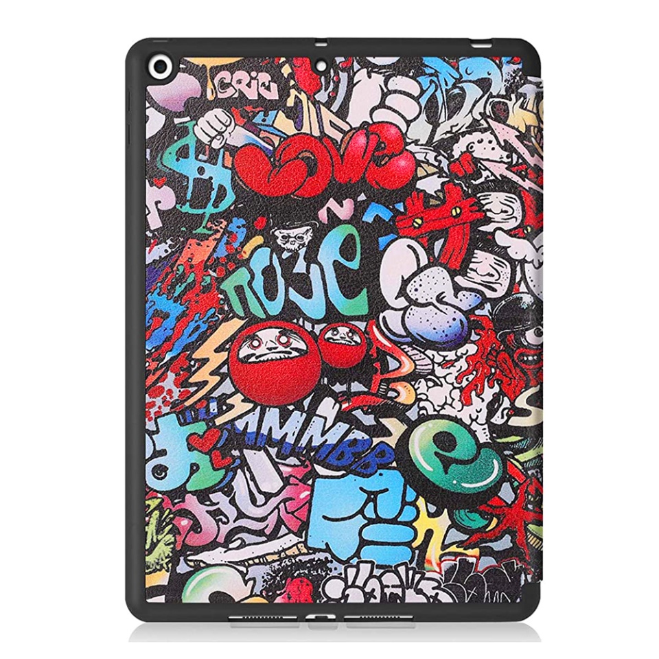 Husa tableta pentru Apple iPad 10.2 (2021/2020/2019) cu suport Multi-Unghi și functie Sleep/Wake , SKYDDAR FoldVision Colour - Urban Vibe - 3 | YEO