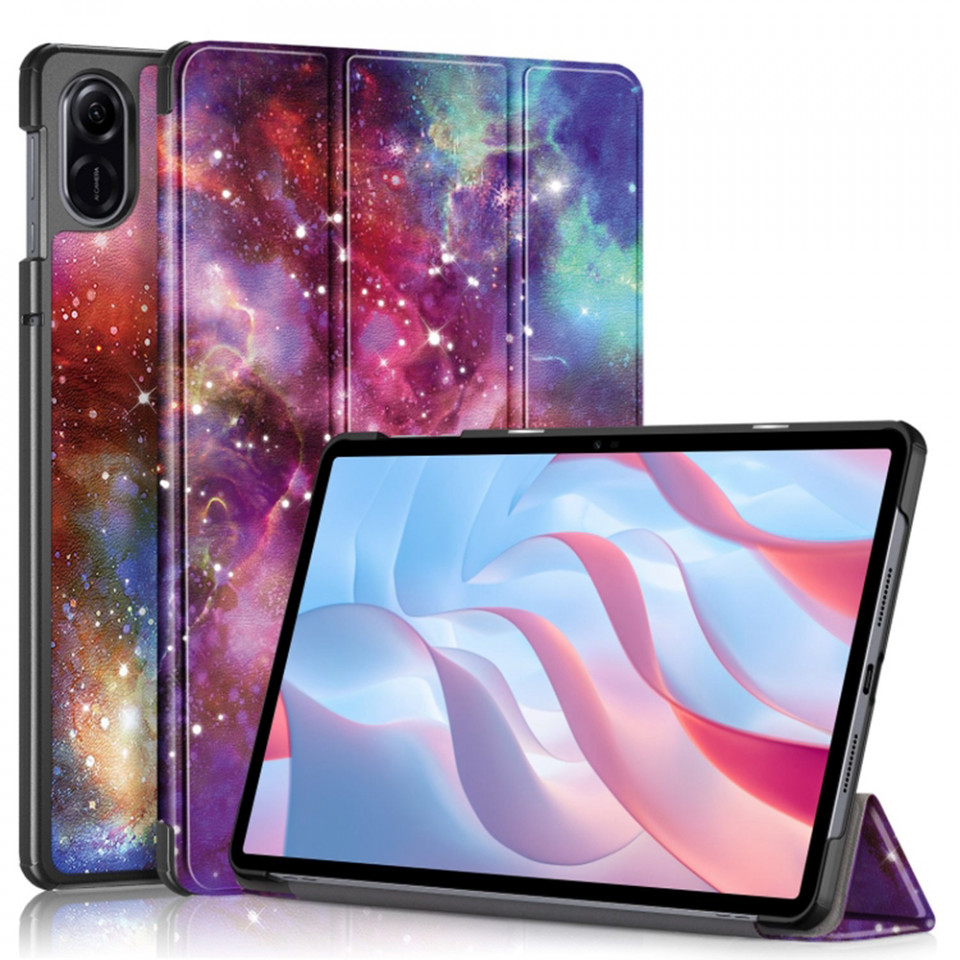 Husa tableta pentru Honor Pad X9 / Pad X8 Pro cu suport Multi-Unghi și functie Sleep/Wake , SKYDDAR FoldVision Colour - Galaxy