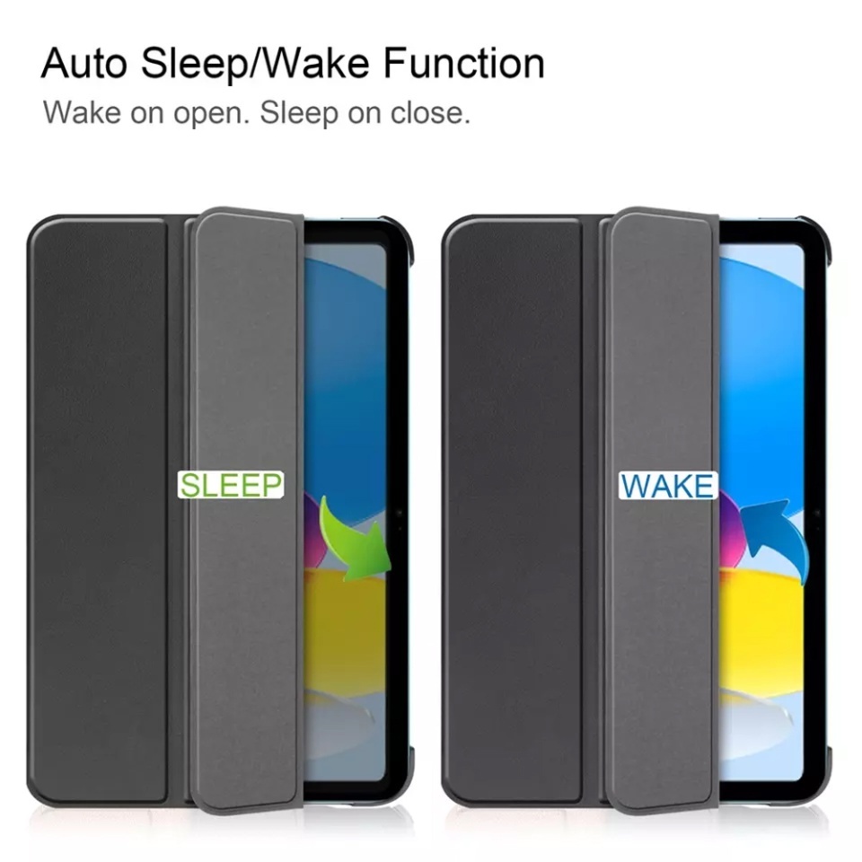 Husa tableta pentru iPad 10 (2022) 10.9 / 11 (2025), SKYDDAR INNOVATION, cu suport Multi-Unghi si functie Sleep/Wake, FoldPro, Urban vibe, set cu sticker - 1 | YEO