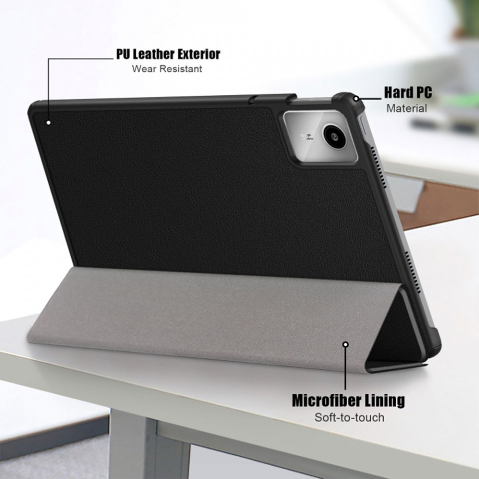 Husa tableta pentru Lenovo Tab M11 cu suport Multi-Unghi și functie Sleep/Wake , SKYDDAR FoldVision - Negru - 3 | YEO
