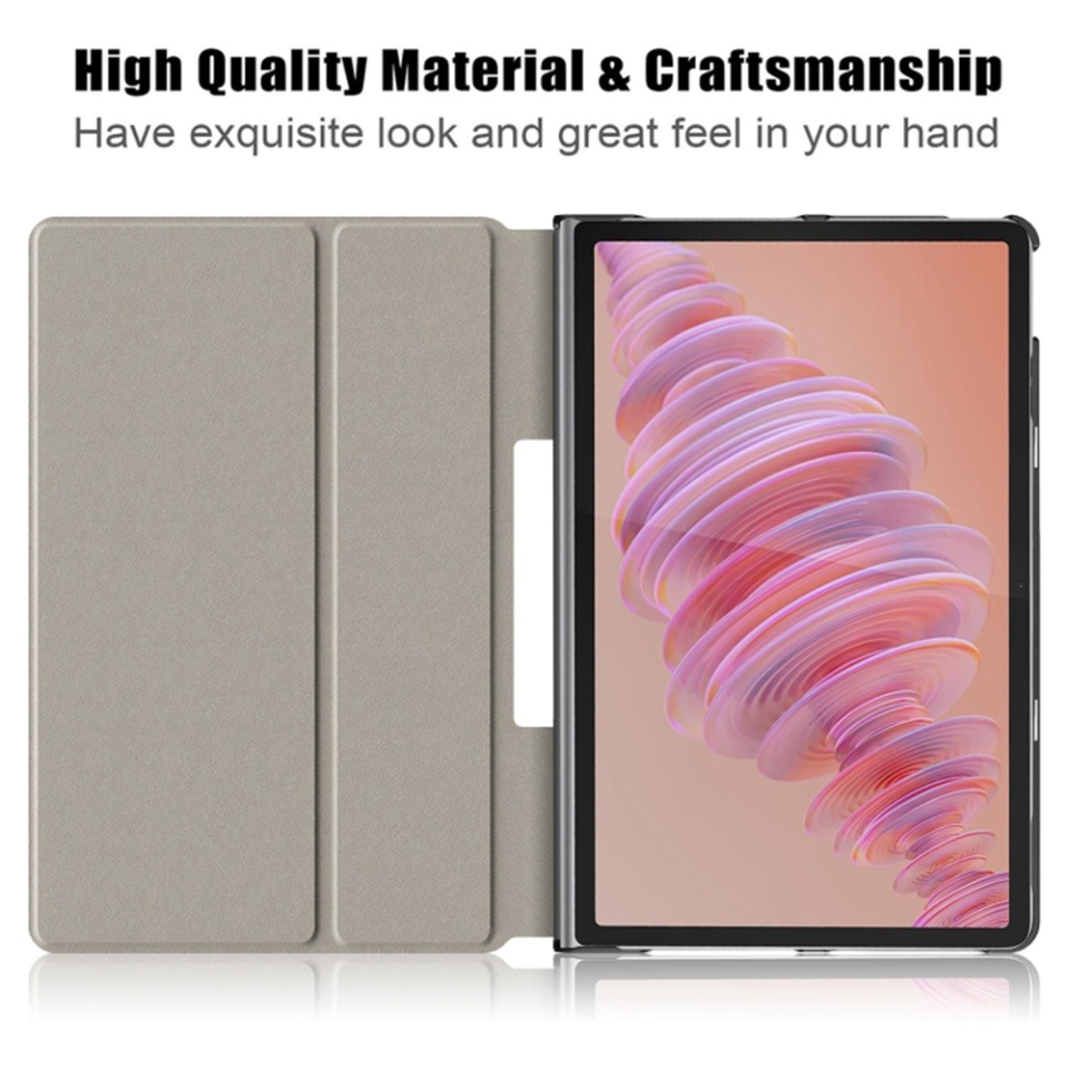 Husa tableta pentru Lenovo Tab Plus cu suport Multi-Unghi și functie Sleep/Wake, SKYDDAR FoldVision - Albastru - 3 | YEO
