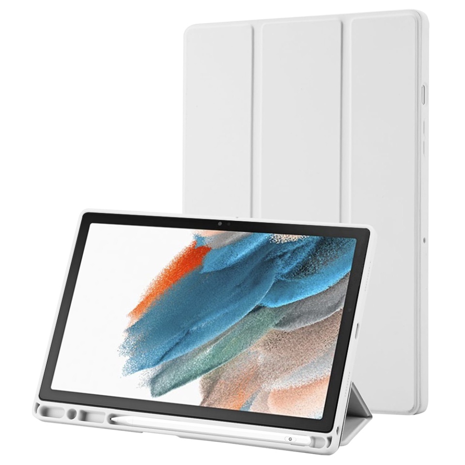 Husa tableta pentru Samsung Galaxy Tab A8 10.5 (2021) cu suport cu 2 Unghiuri și functie Sleep/Wake, SKDR OfficeMate - Gri