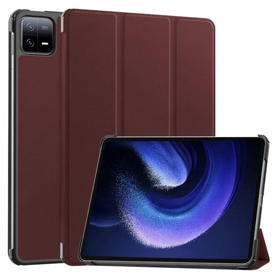 Husa tableta pentru Xiaomi Pad 6 / Pad 6 Pro cu suport Multi-Unghi și functie Sleep/Wake , SKYDDAR FoldVision - Rosu