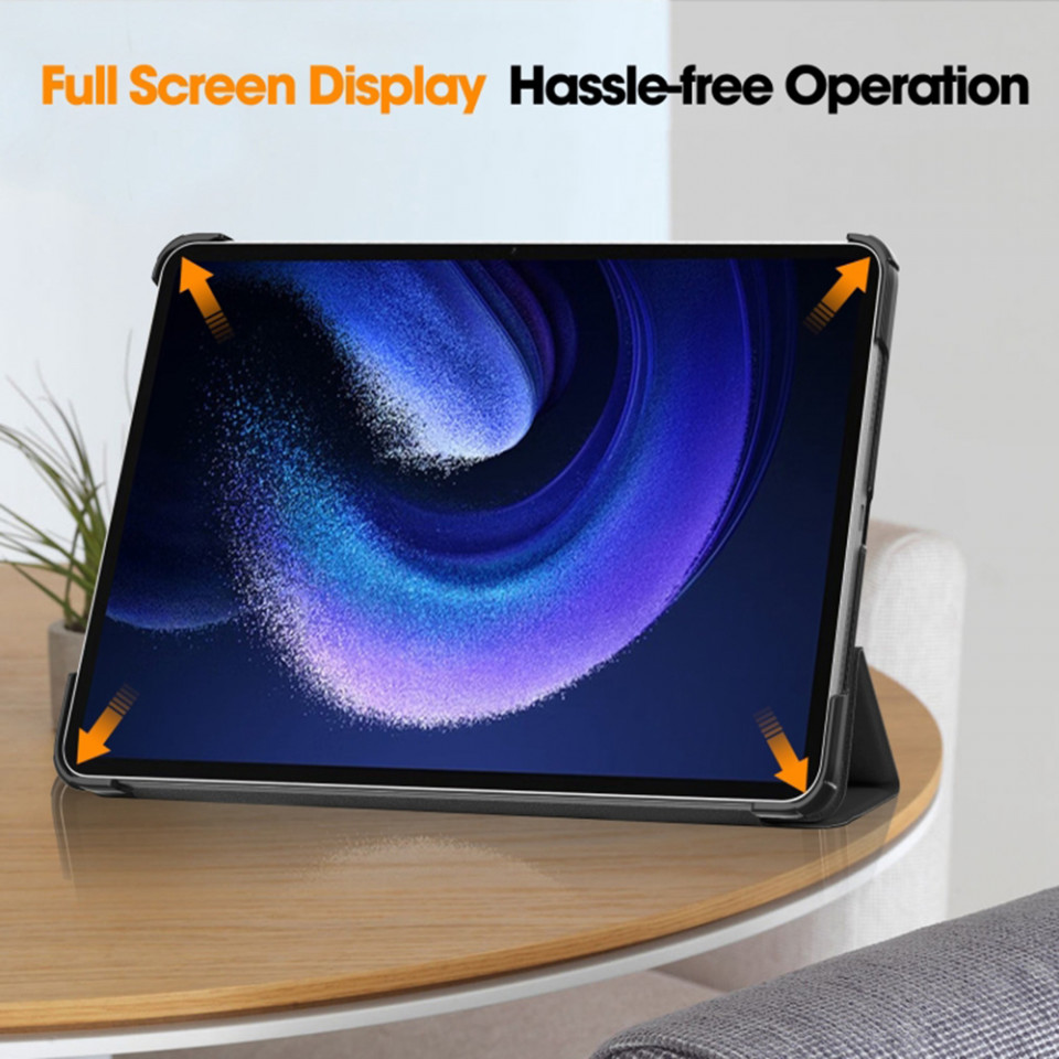 Husa tableta pentru Xiaomi Pad 6 / Pad 6 Pro cu suport Multi-Unghi și functie Sleep/Wake , SKYDDAR FoldVision - Negru - 2 | YEO