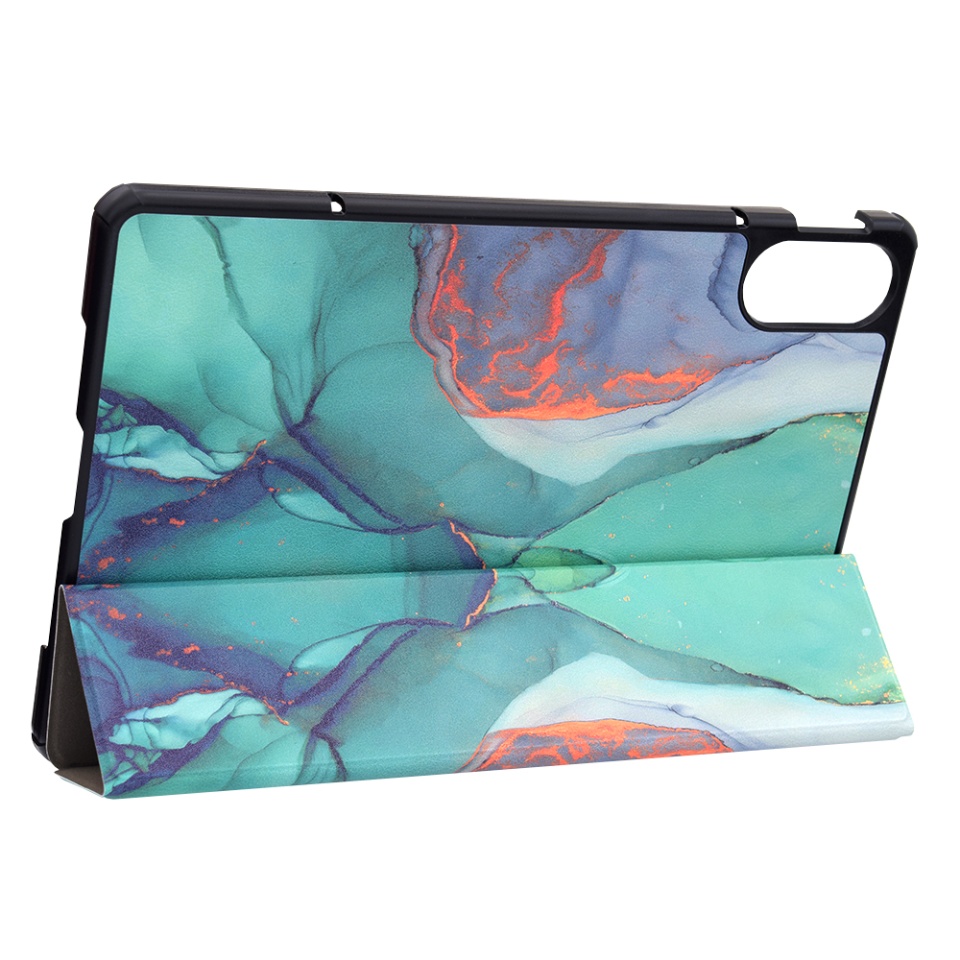 Husa tableta pentru Xiaomi Redmi Pad Pro / Poco Pad cu suport Multi-Unghi și functie Sleep/Wake, SKYDDAR FoldVision - Green time - 3 | YEO