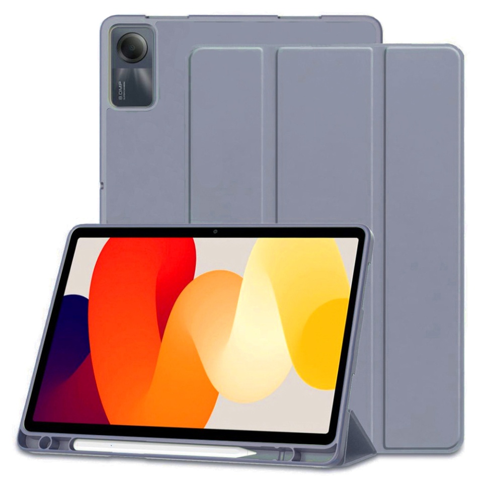 Husa tableta pentru Xiaomi Redmi Pad SE cu suport cu 2 Unghiuri și functie Sleep/Wake, SKDR OfficeMate - Mov