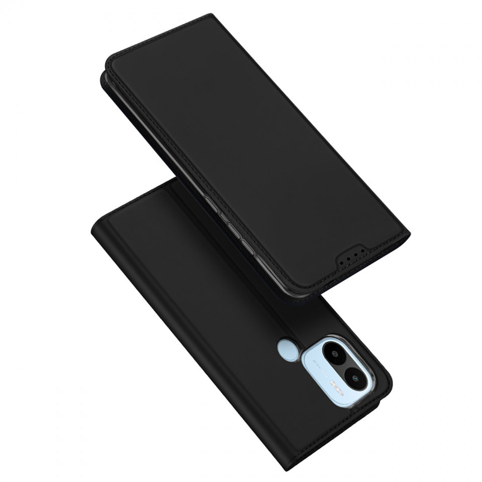 Husa Xiaomi Redmi A1 Plus tip carte, Skin Pro Dux Ducis - Negru - 3 | YEO