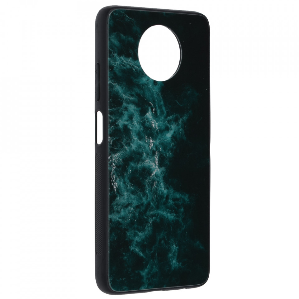 Husa Xiaomi Redmi Note 9T cu sticla securizata, Techsuit Glaze - Blue Nebula - 2 | YEO