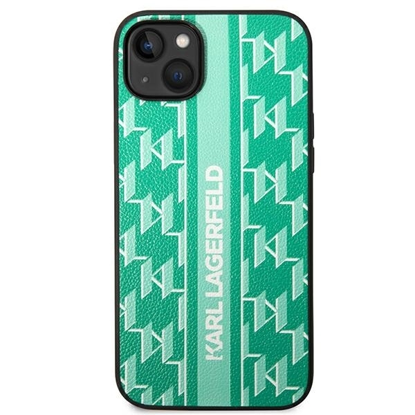 Huse pentru iPhone 14 Plus, Karl Lagerfeld, Hardcase Monogram, Verde - 2 | YEO