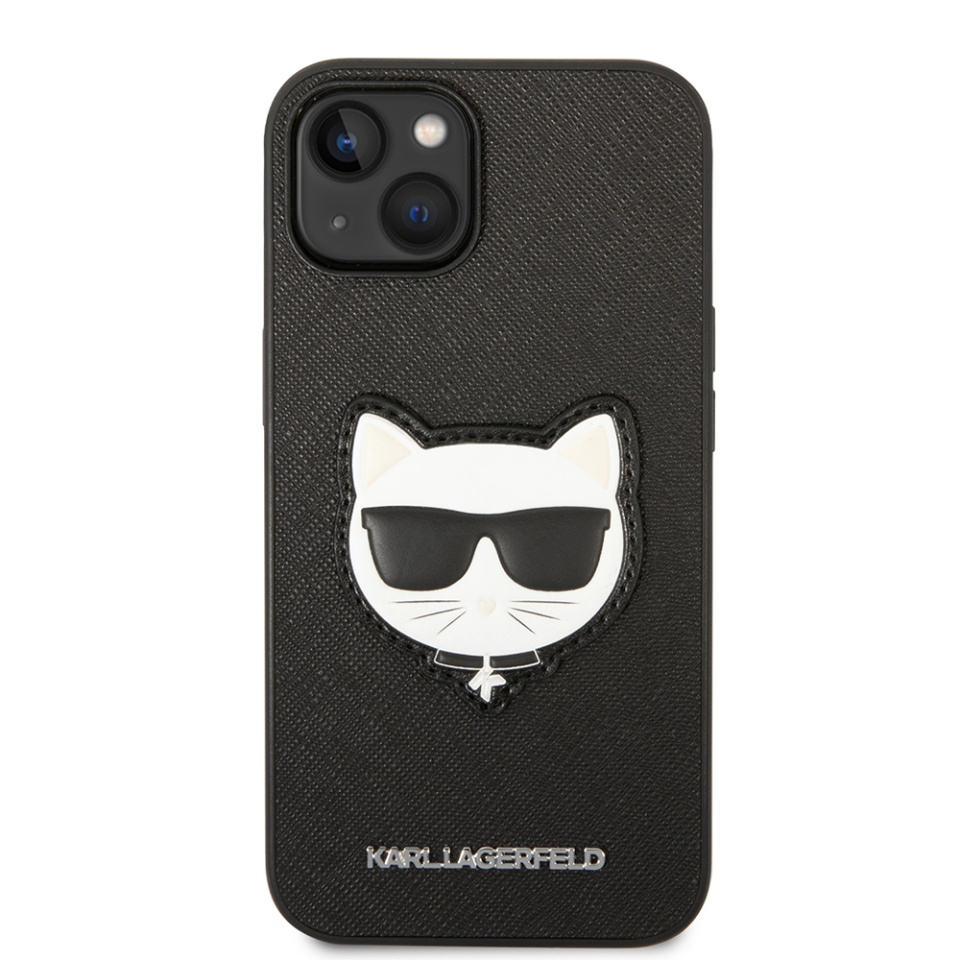 Huse pentru iPhone 14 Plus, Karl Lagerfeld, Saffiano, Negru - 2 | YEO