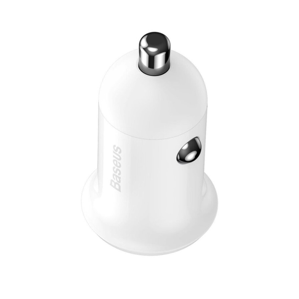 Incarcator Auto, 2x USB, 4.8A, Baseus CCALLP-02 - Alb - 3 | YEO