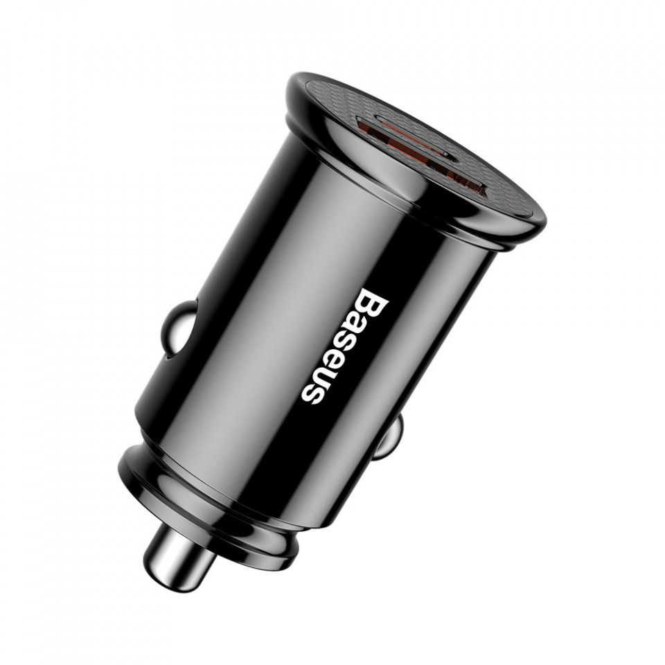 Incarcator Auto 30W, 5V- Baseus Circular (CCALL-YS01) - Black
