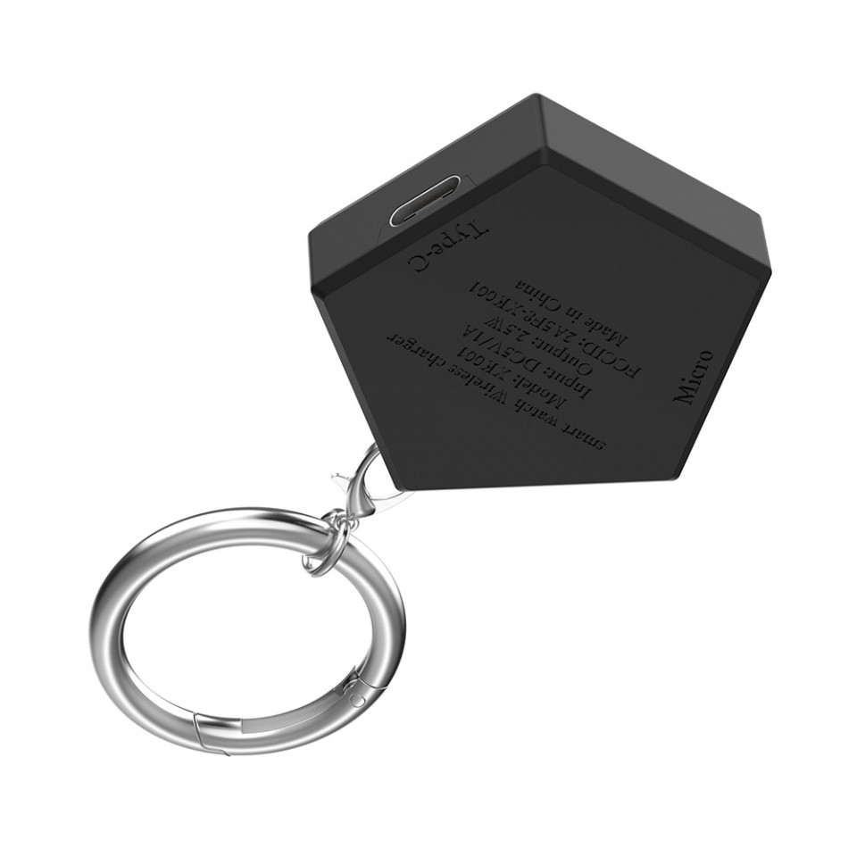 Incarcator pentru Samsung Watch, Type-C, 2.5W - Techsuit (TSC4) - Black - 1 | YEO