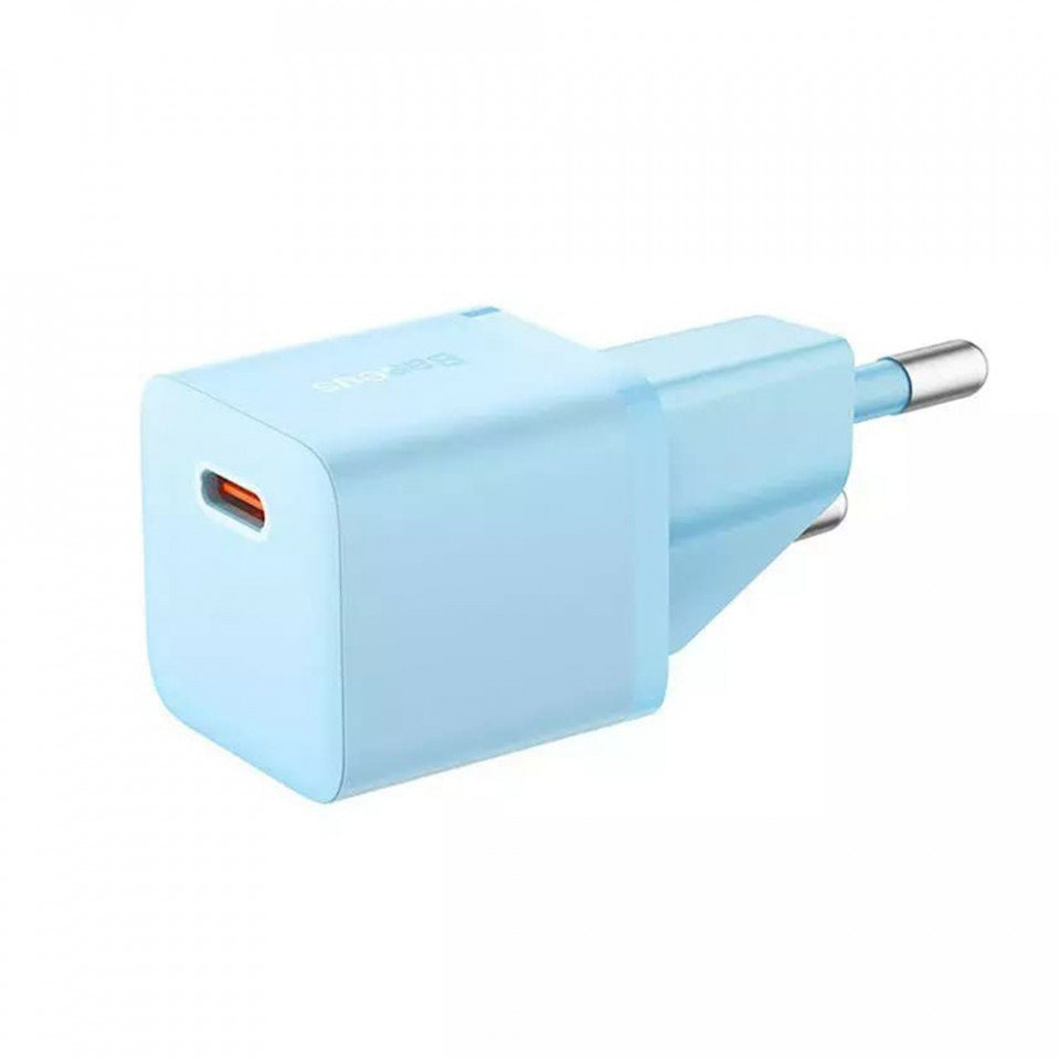 Incarcator Type-C, Fast Charging, GaN, 20W - Baseus (CCGN050103) - Blue - 1 | YEO