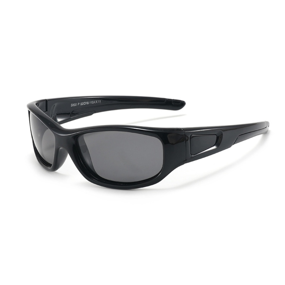Ochelari de soare copii 3-12 Ani, Protectie UV, Polarizati, Skyddar Kido 800 - Negru