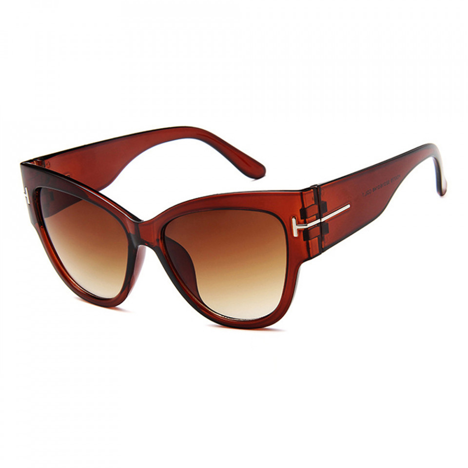 Ochelari de soare dama, Cat Eye, Skyddar Vistta 9778- Maro