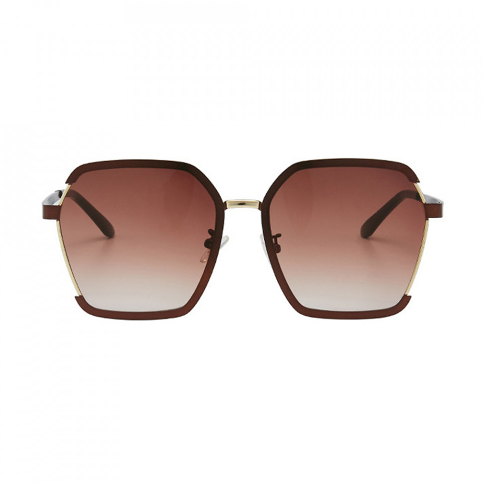 Ochelari de soare dama cu protectie UV (191), Techsuit - Coffe - 3 | YEO