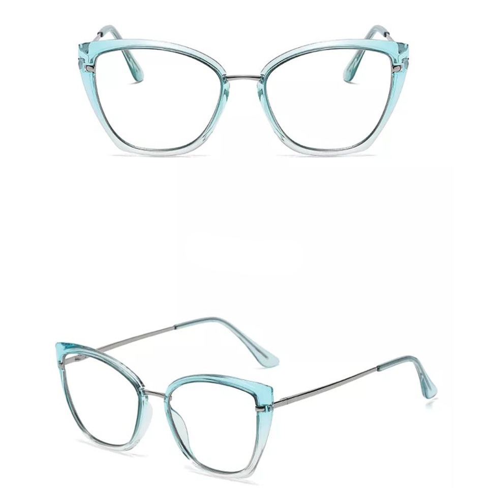 Ochelari Protectie Calculator, Ecran Telefon, Televizor, Gaming, anti Lumina Albastra, Antireflex, fara Dioptrii, SKDR OptiGlow WD605 - Albastru;transparenta - 2 | YEO