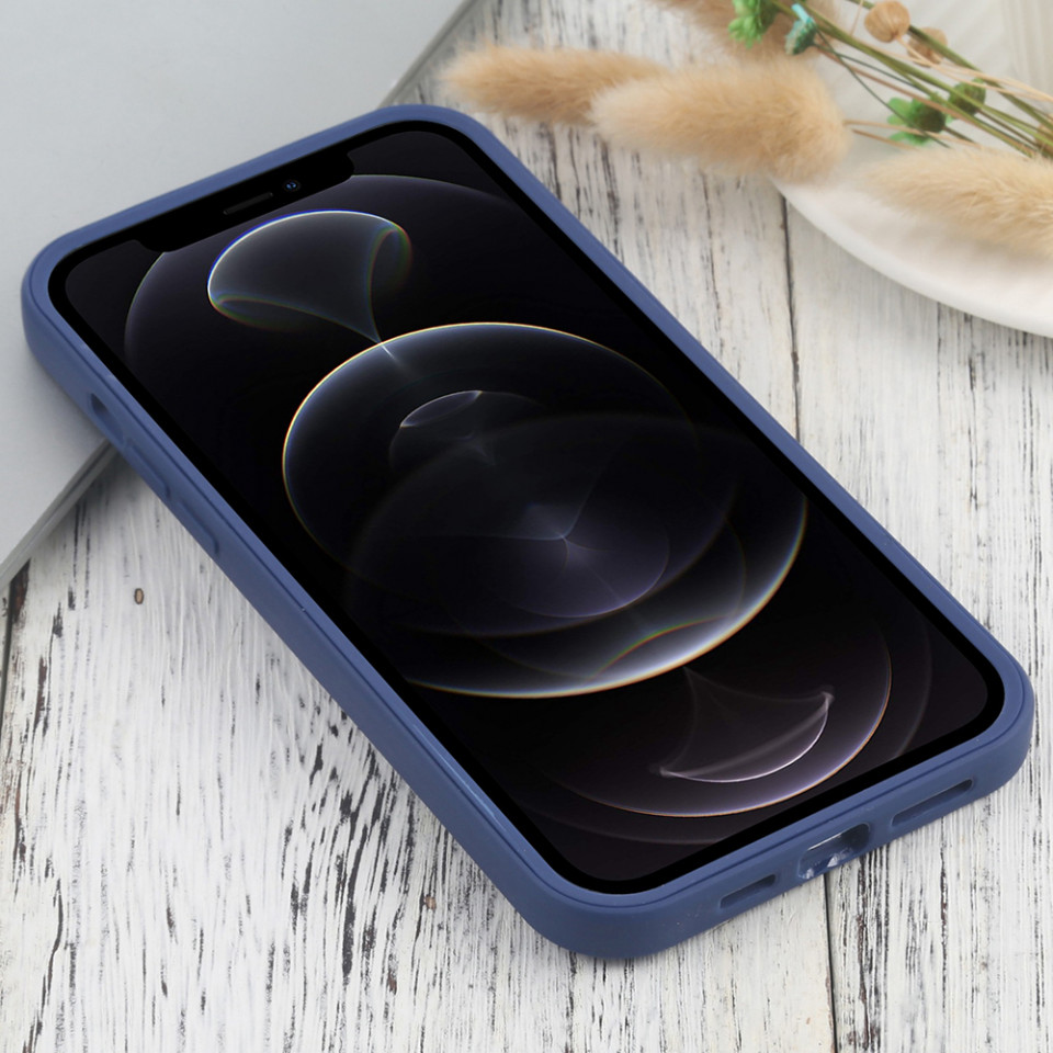 [Pachet 360°] Husa + Folie pentru iPhone 12 Pro, SKDR ColorShield 360° - Albastru - 2 | YEO
