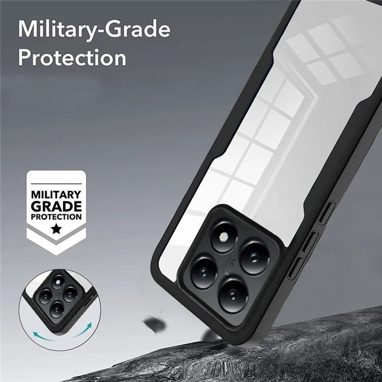 [Pachet 360°] Husa + Folie Xiaomi 14T, SKDR ColorShield 360° - Negru - 3 | YEO
