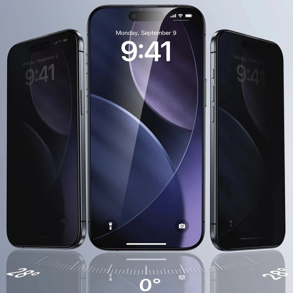 [Pachet x3] Folie sticla pentru iPhone 17 Air, ESR Tempered Glass UltraFit, Negru - 2 | YEO