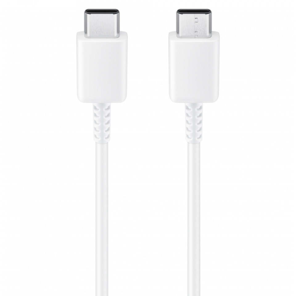 Samsung - Data Cable (EP-DN980BWE) - Type-C to Type-C, 25W, 3A, 1m - White (Bulk Packing)