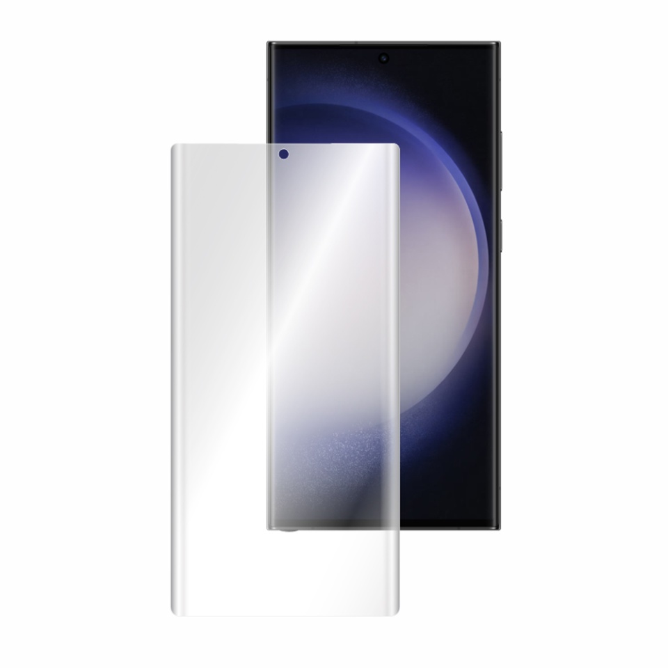 [SET 2x] Folie de protectie Samsung Galaxy S23 Ultra, Premium Classic, Smart Protection, Transparent - 1 | YEO