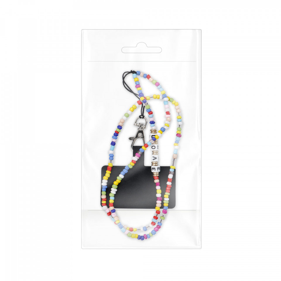 Snur universal telefon, 68cm (34cm prins), PIXIE - Margele - 2 | YEO