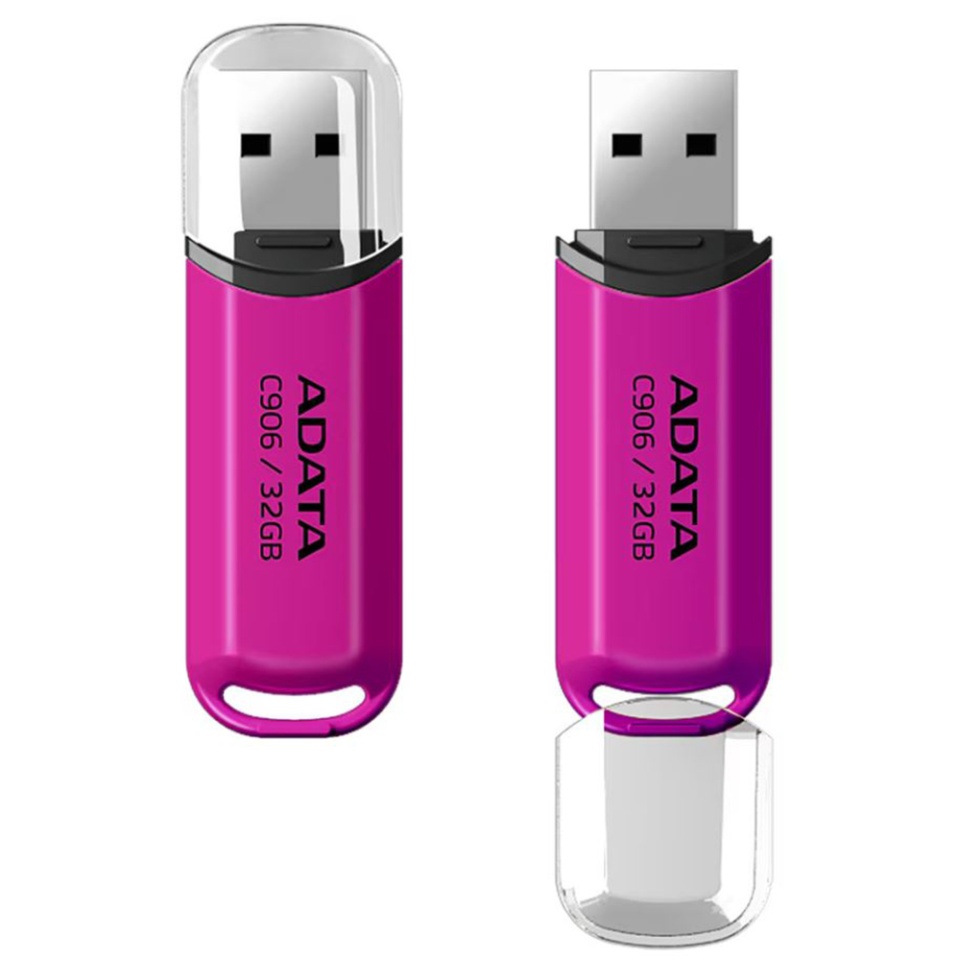 Stick USB ADATA AC906 32GB, USB 2.0, Compact si Fiabil, Roz - 1 | YEO