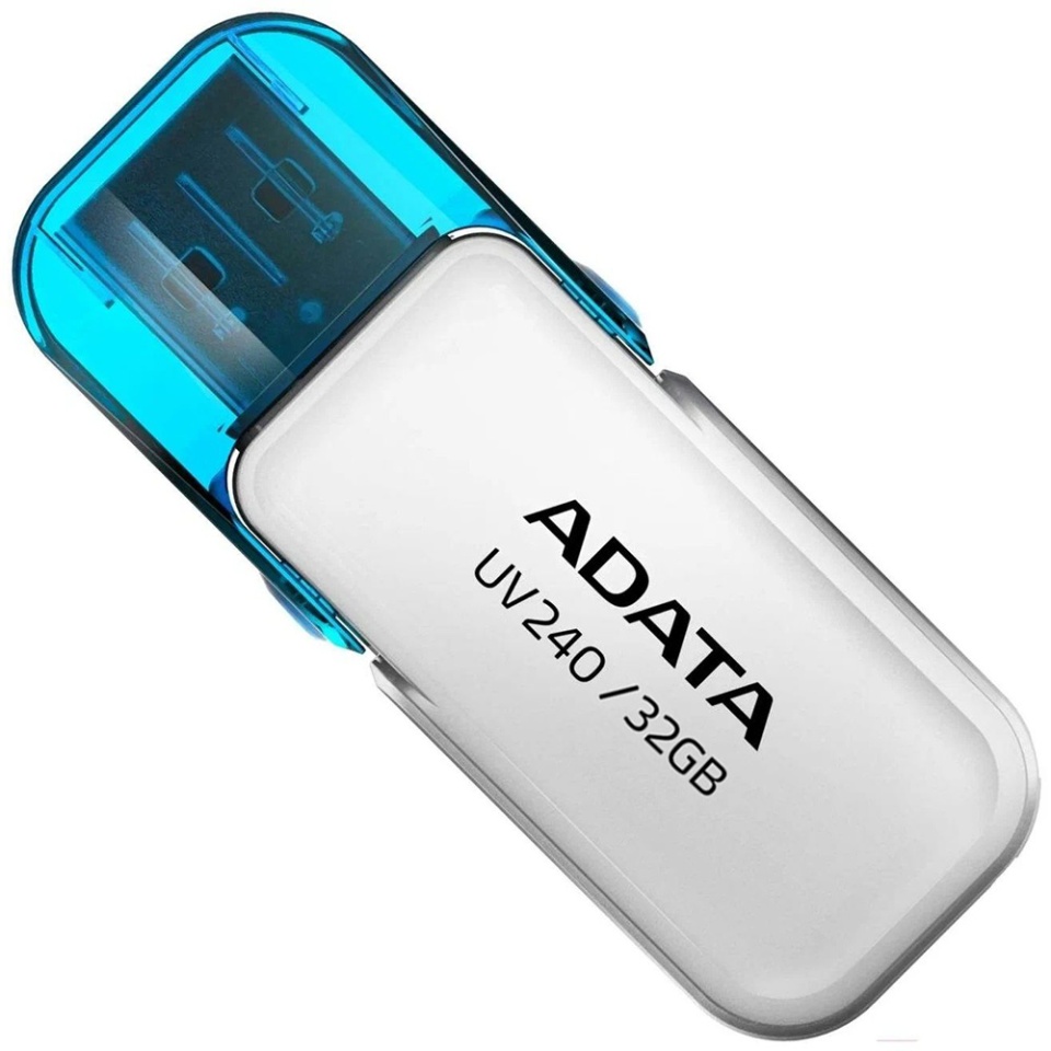 Stick USB ADATA UV240 ,32G, USB 2.0, Capac Flip, Alb - 2 | YEO