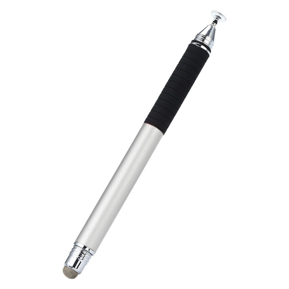 Stylus Pen Universal pentru Telefon, tableta iPad, Android, Windows, Varf Cupru, Magnetic, USB-C, (JC02) - Argintiu - 3 | YEO
