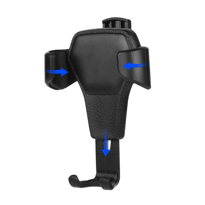Suport Auto cu prindere Automata, pentru Grila de Ventilatie, OEM H01 - Negru - 1 | YEO