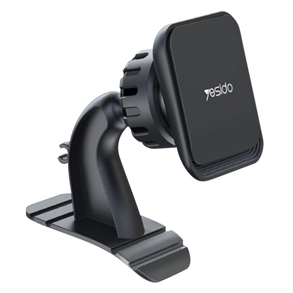 Suport Auto cu Prindere Magnetica si Rotire 360°, pentru Bord / Airvent, Yesido C110 - Negru - 1 | YEO